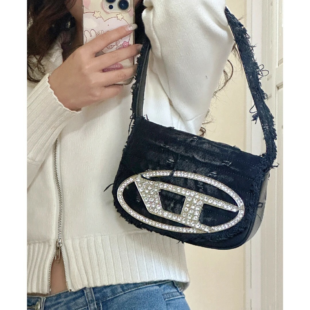 大人気 Diesel ディーゼル 1DR キャンバス ショルダーバッグ-