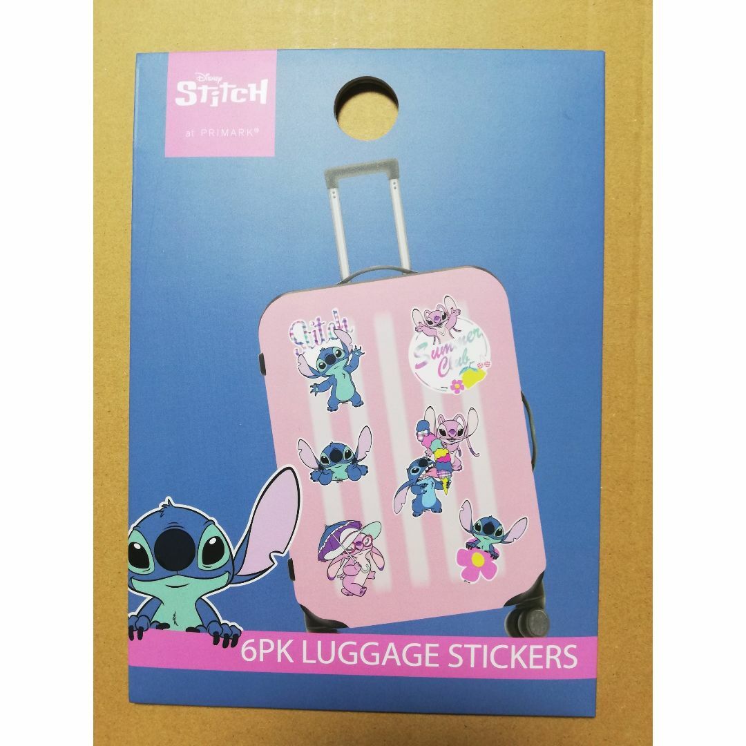 Disney(ディズニー)のPrimark Disney スティッチ スーツケース用シール その他のその他(その他)の商品写真