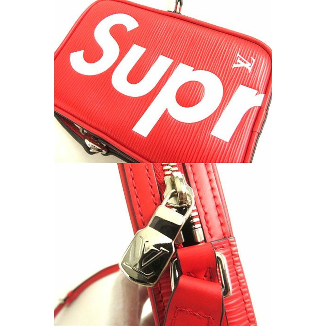 Supreme(シュプリーム)の【ドンドン見直し】極美品◎2017年 ポップアップ限定 ルイヴィトン×シュプリーム M53434 ダヌーブPPM エピ ショルダーバッグ 赤 伊製 メンズのバッグ(ショルダーバッグ)の商品写真