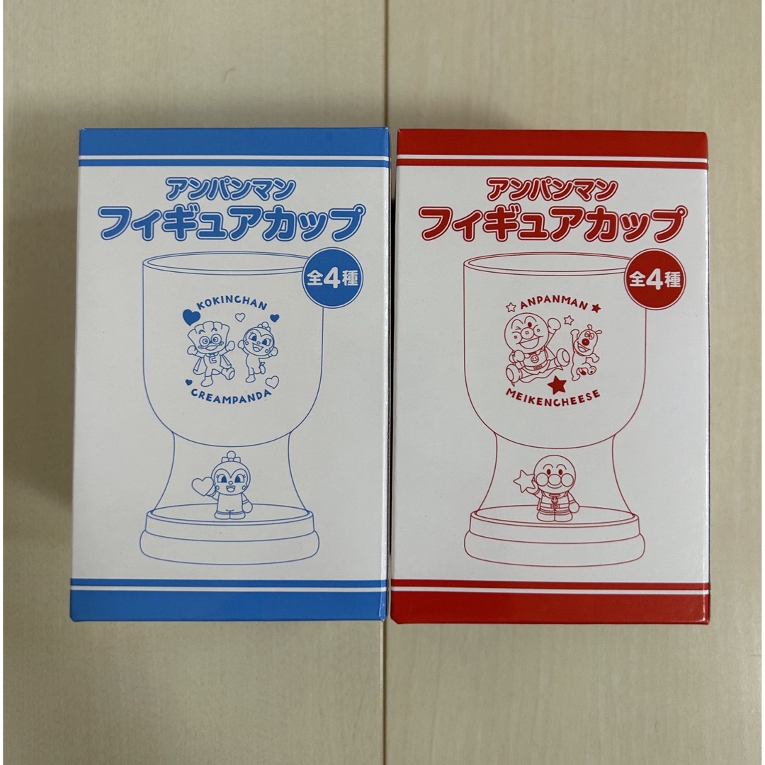 アンパンマンフィギュアカップ　アンパンマン＆コキンちゃん　セット エンタメ/ホビーのおもちゃ/ぬいぐるみ(キャラクターグッズ)の商品写真