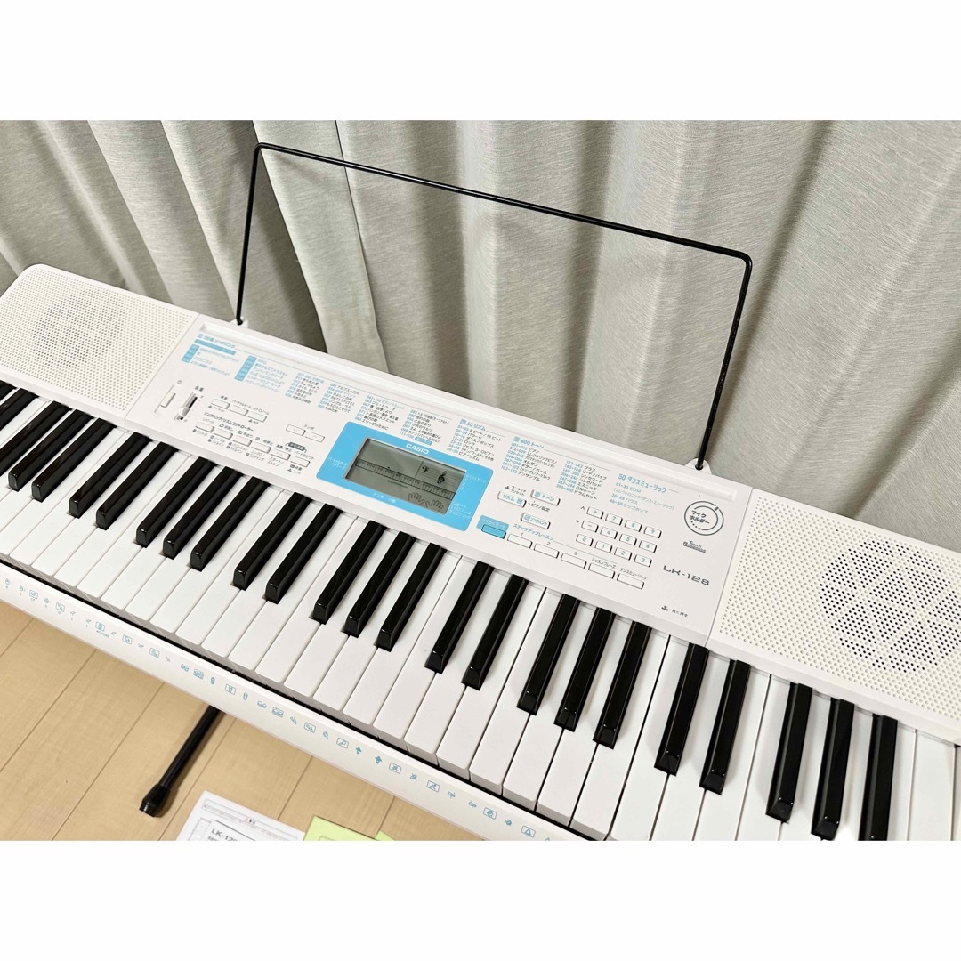 CASIO カシオ LK-123 キーボード　電子ピアノ　光ナビゲーション - 2