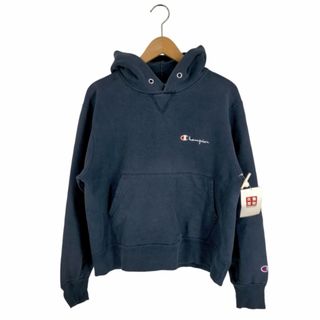 チャンピオン(Champion)のChampion(チャンピオン) 青刺繍タグ 前Vプルオーバー レディース(パーカー)