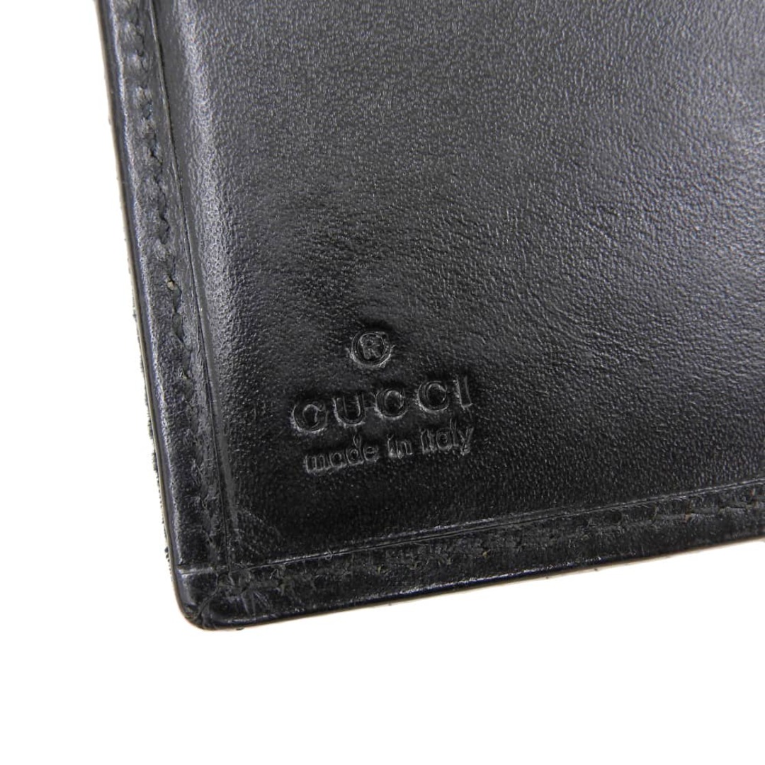 Gucci - 【本物保証】 箱付 グッチ GUCCI ロゴ ダブルホック 二つ折り