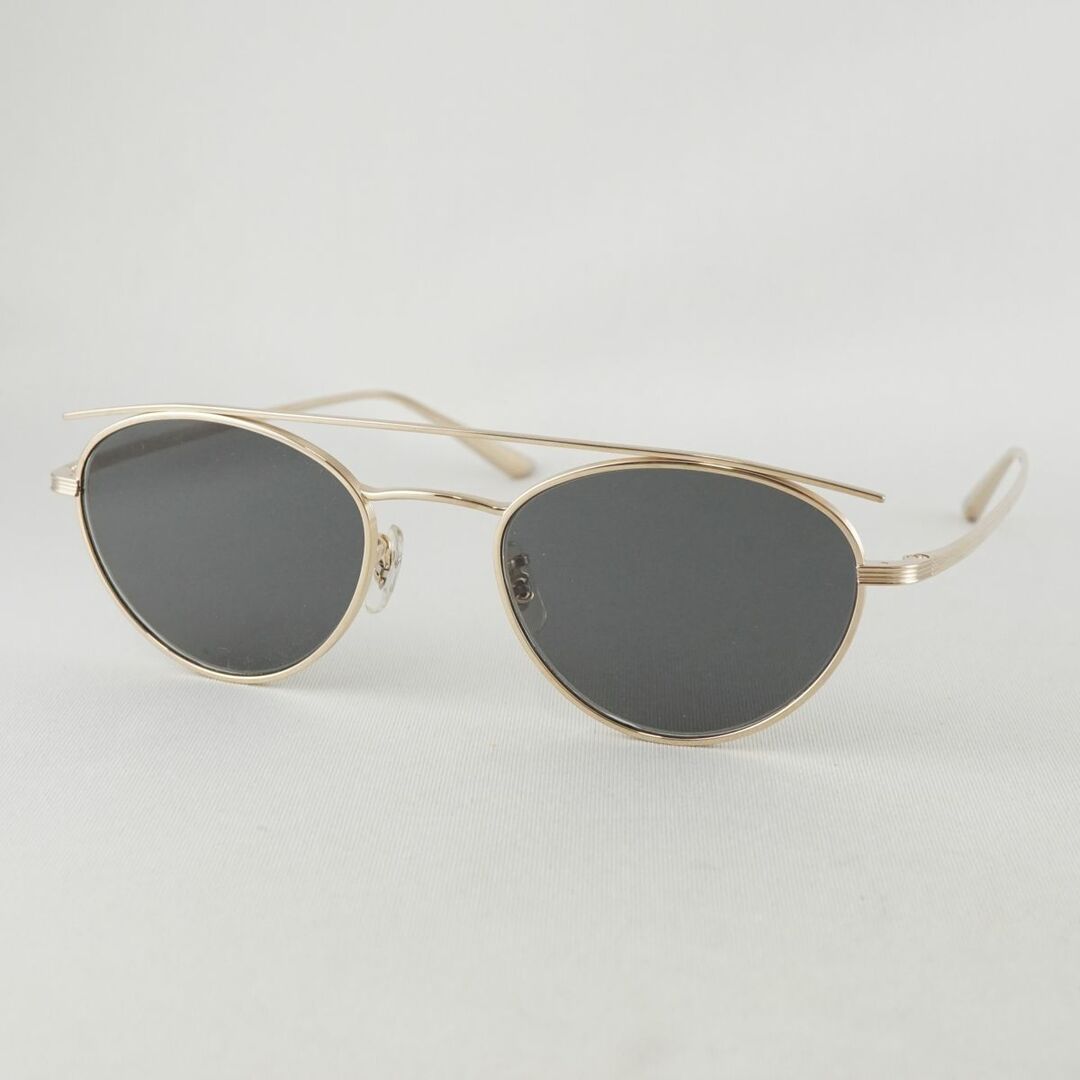 20mmフレーム正面全体幅サングラス OLIVER PEOPLES オリバーピープルズ USED美品 THE ROW コラボ OV1258ST ユニセックス チタン KR X4779