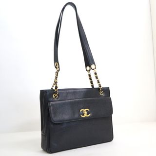 シャネル(CHANEL)のシャネル トートバッグ チェーンショルダー キャビアスキン /kt07324ik(トートバッグ)