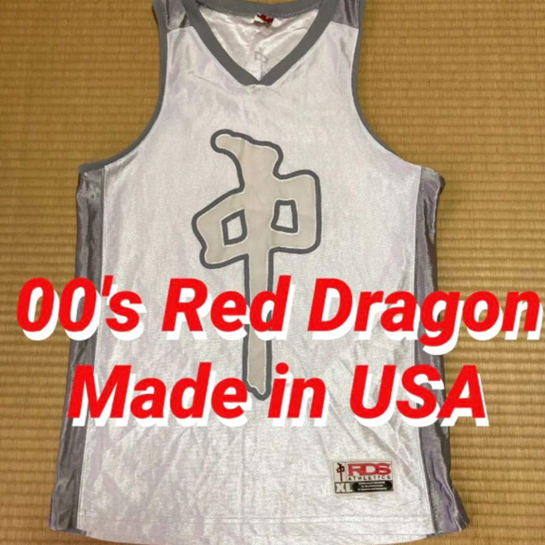 初期Red Dragonレッドドラゴンバスケユニフォームシャツスケートボード メンズのトップス(タンクトップ)の商品写真