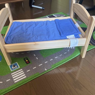イケア(IKEA)のIKEA 人形ベッド(ぬいぐるみ/人形)