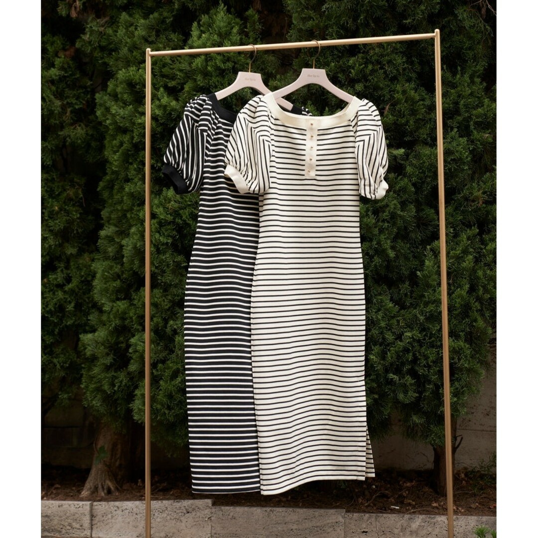 Saint-Tropez Striped Mini Dress-