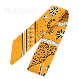 ファッション小物エルメス スカーフ ツイリー  Les Leopards Bandana レオパード・バンダナ HERMES シルクツイル