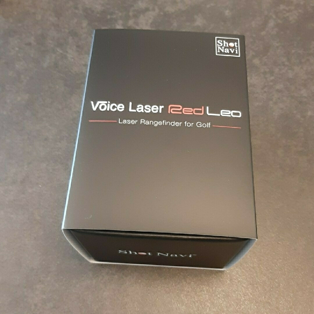 ショットナビ ゴルフ距離測定器 Voice Laser Red Leo