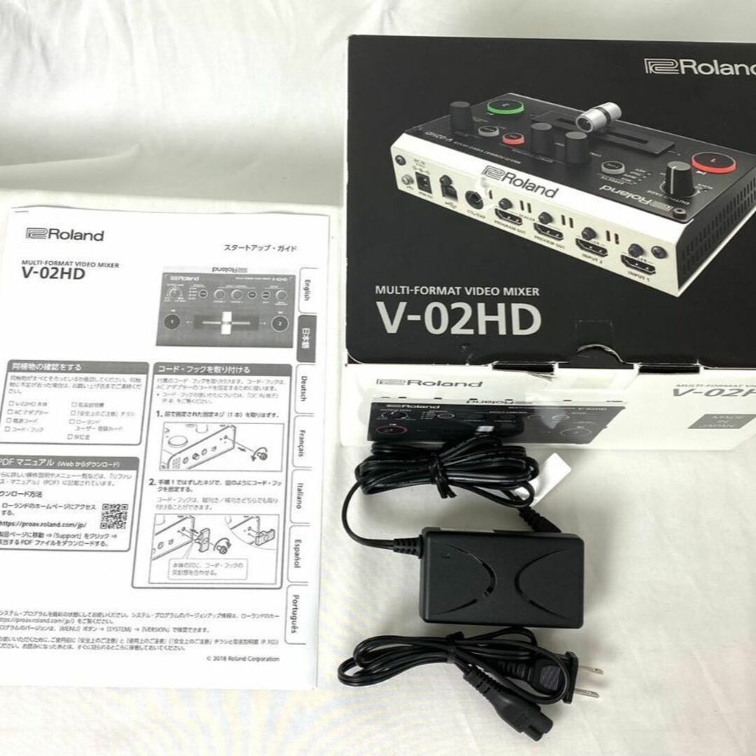 Roland - 美品 ローランド V-02HDMKⅡ MK2 ストリーミング ビデオ