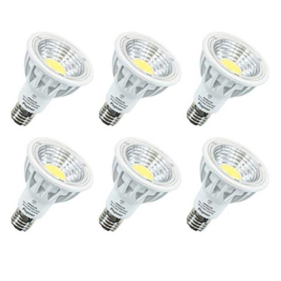 LEDスポットライト×６個　昼光色 E17 6000K 50-60Wハロゲン電球 | フリマアプリ ラクマ