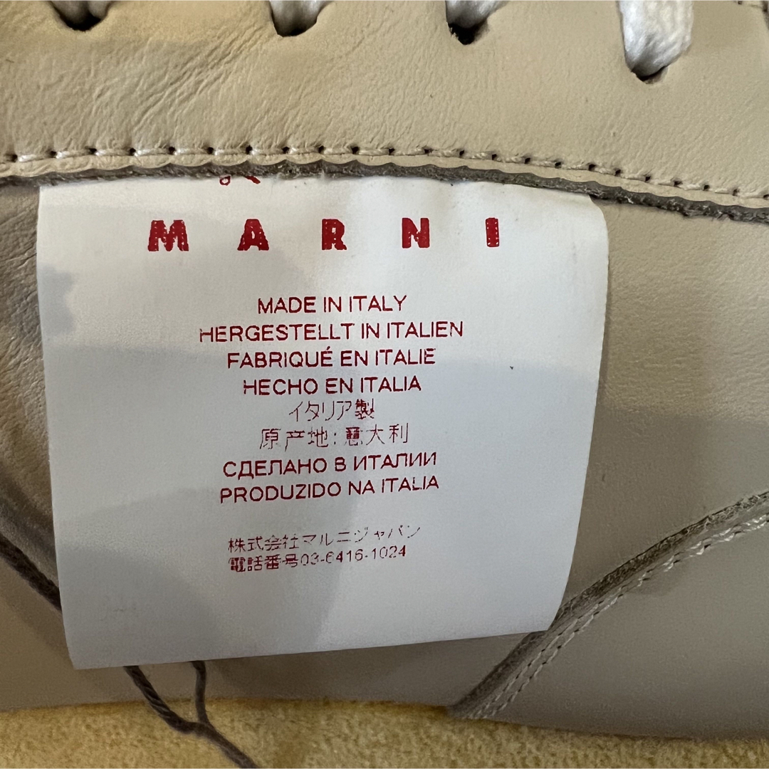 [未使用] MARNI マルニ　スニーカー　レザー　イタリア製　大人気❗️ 6