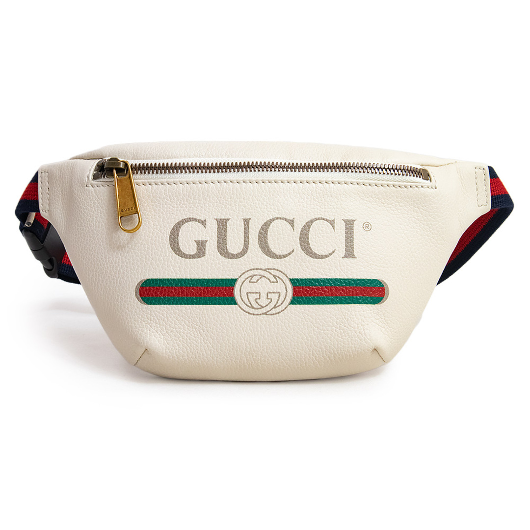 Gucci - グッチ プリント スモール ベルト ボディ ウエストバッグ