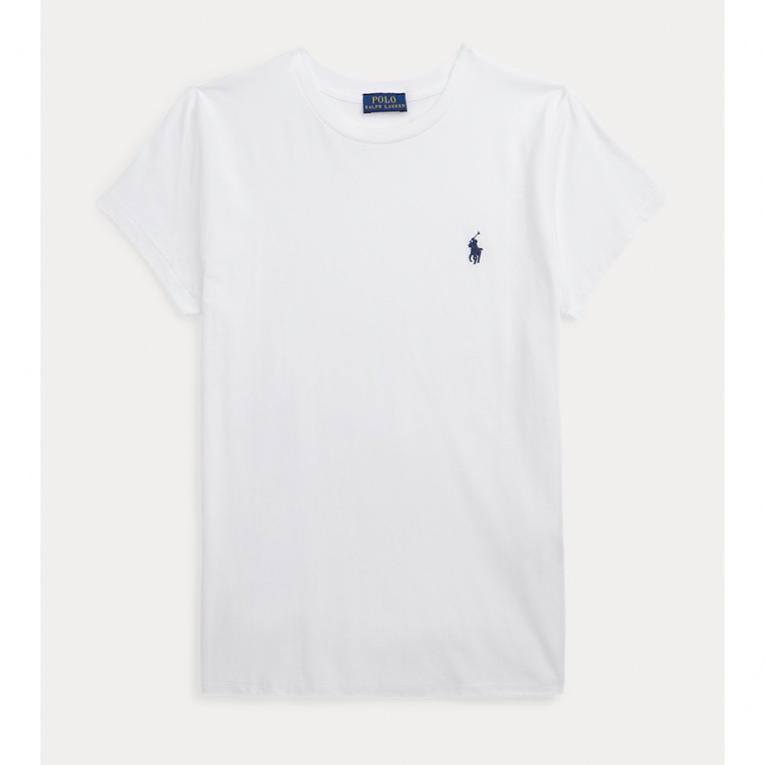 POLO RALPH LAUREN(ポロラルフローレン)のポロラルフローレン　コットンジャージークルーネックTシャツ レディースのトップス(Tシャツ(半袖/袖なし))の商品写真