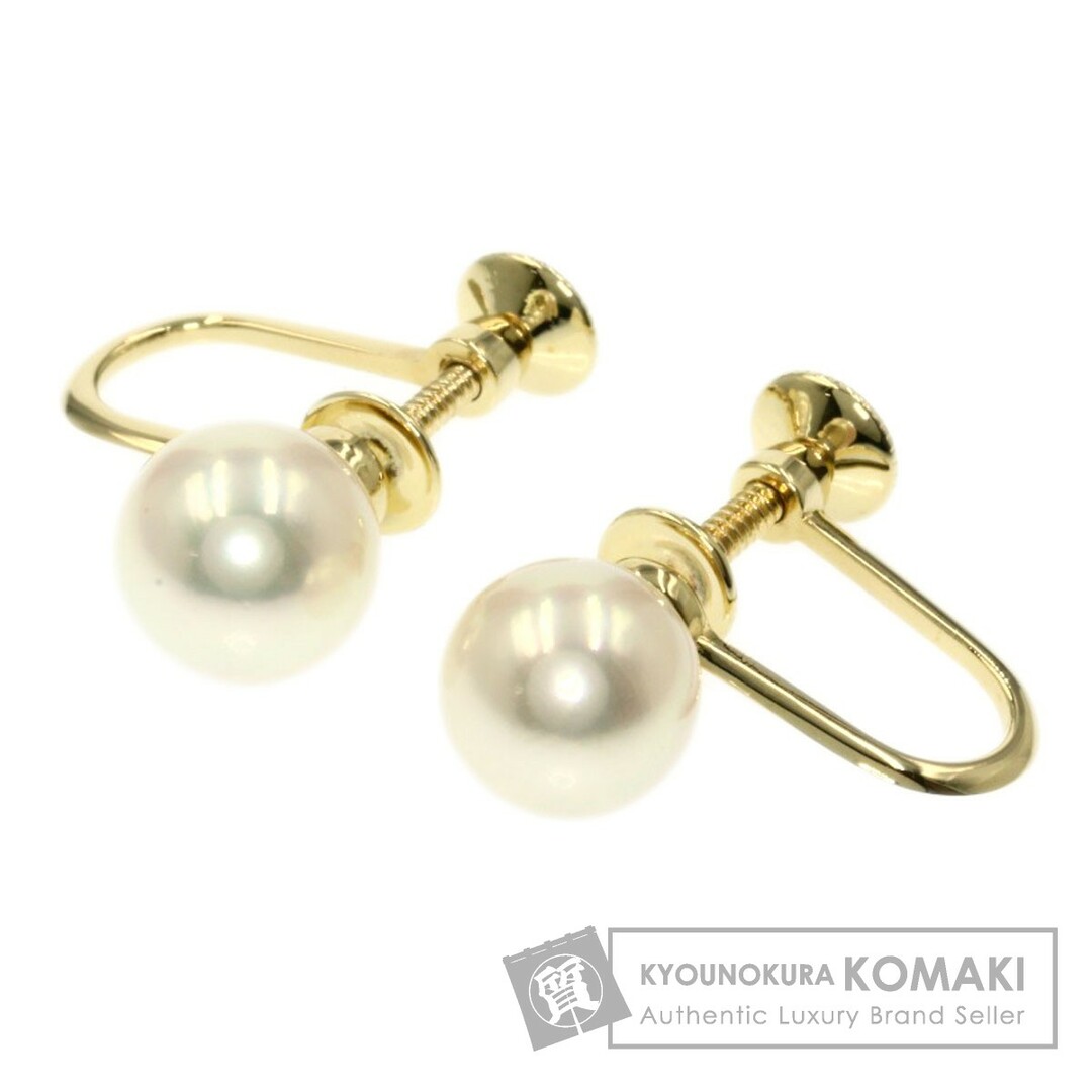 MIKIMOTO パール 真珠 イヤリング K14YG レディース