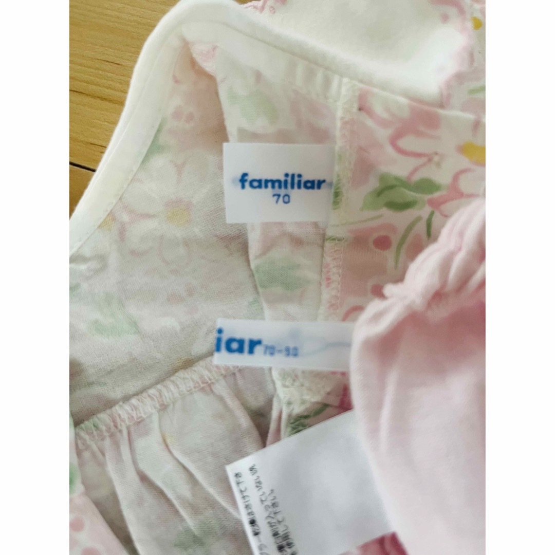 familiar - ファミリア ワンピース70センチの通販 by KT|ファミリア