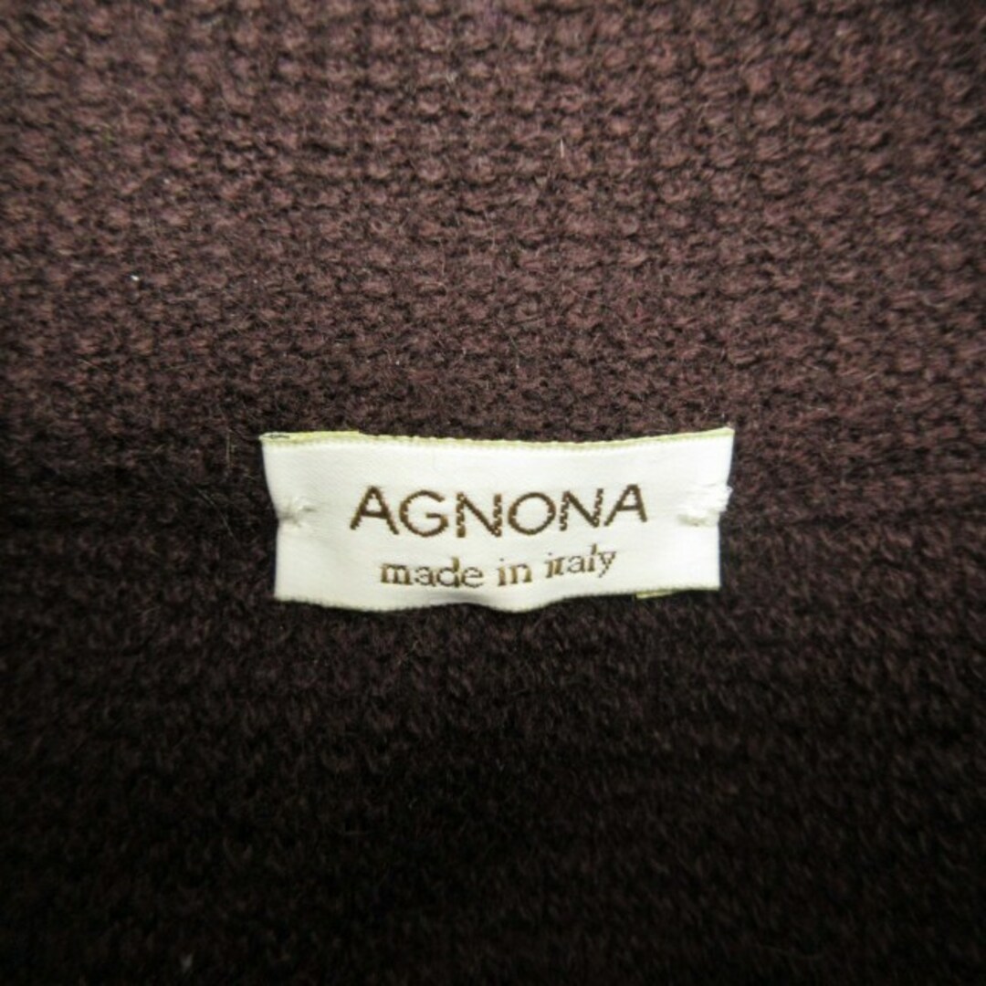 Agnona - アニオナ AGNONA ワッフル ニット ワンピース 長袖 ロング