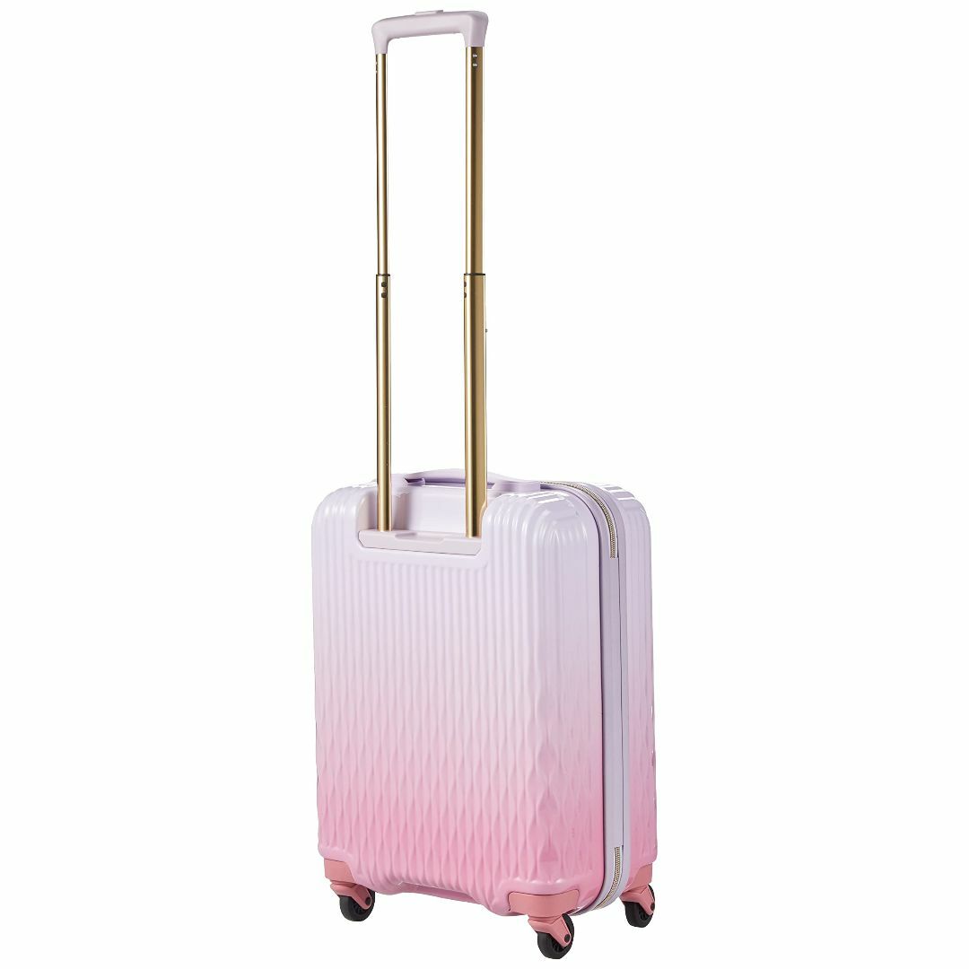 【色: 内装抗菌ホワイトピンクピンク Sサイズ】[Siffler] スーツケース