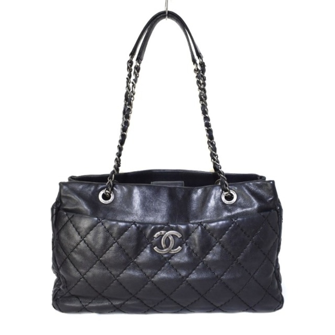シャネル CHANEL 17番台 ビコローレ ココマーク トートバッグ チェーン