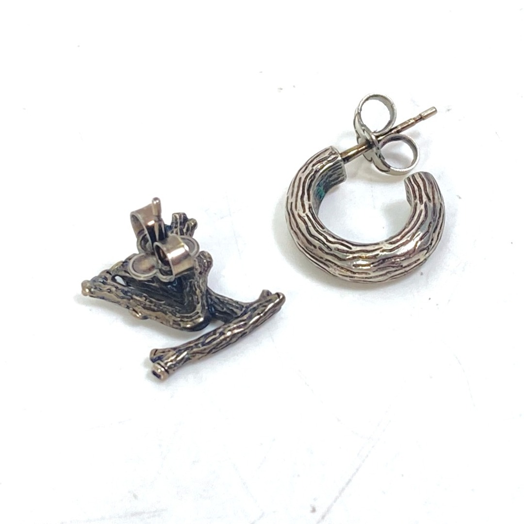 ルイヴィトン LOUIS VUITTON ブックル LV ウッド MP2783 アクセサリー ピアス メタル シルバー系 美品