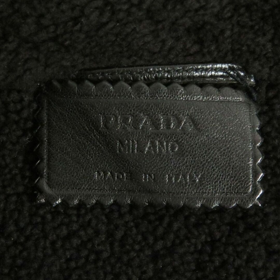 PRADA - 極美品□PRADA/プラダ 無地 羊革 シープスキン ムートンコート