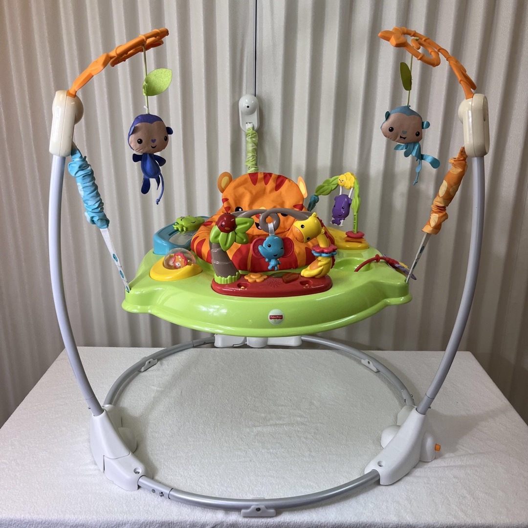 国産超特価 Fisher-Price 除菌・お洗濯済 ☆綺麗☆ フィッシャープライス レインフォレスト ジャンパルーⅡの通販 by  パパママガンバレ's shop｜フィッシャープライスならラクマ