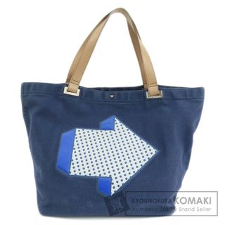 アニヤハインドマーチ(ANYA HINDMARCH)のAnya Hindmarch リボンモチーフ トートバッグ キャンバス レディース(トートバッグ)