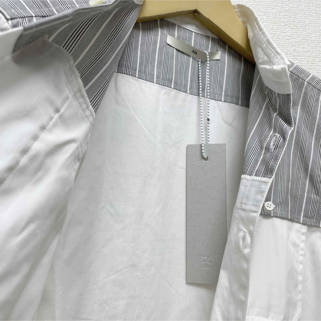 N4 長袖シャツ　日本製　新品タグ付き　ボタンダウンシャツ　カッターシャツ