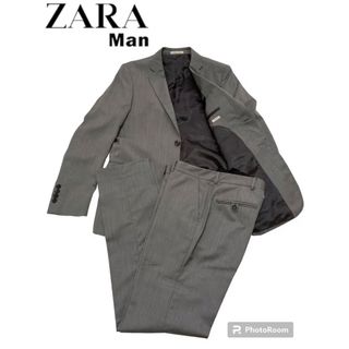 ZARA ザラ セットアップ スーツ ストレッチ グレー M相当