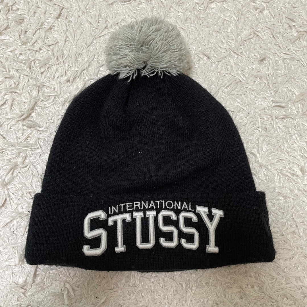 STUSSY - stussy ニューエラ ボンボンニット帽の通販 by street girl