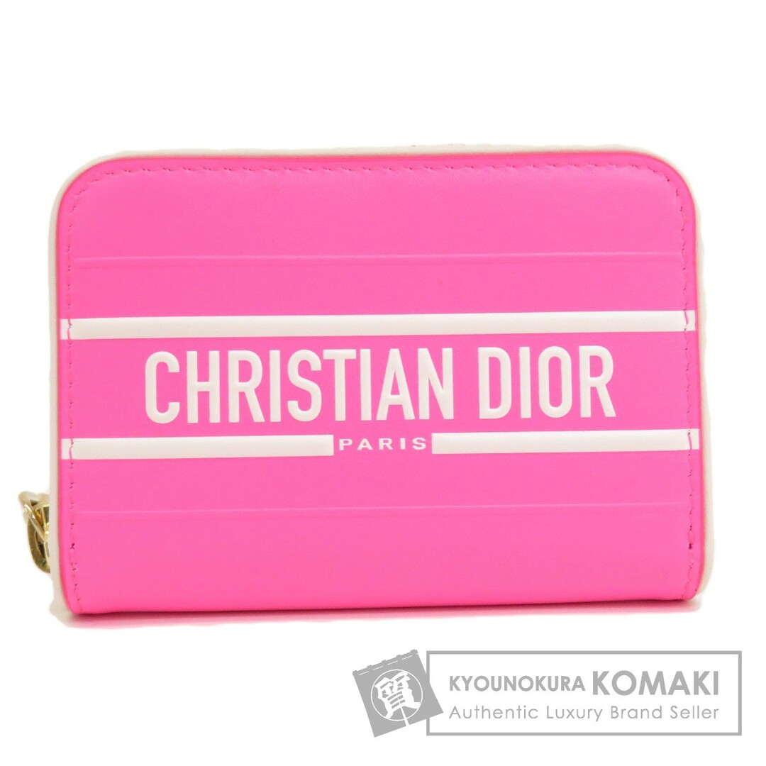 CHRISTIAN DIOR ロゴ コインケース レザー レディースレザーサイズ