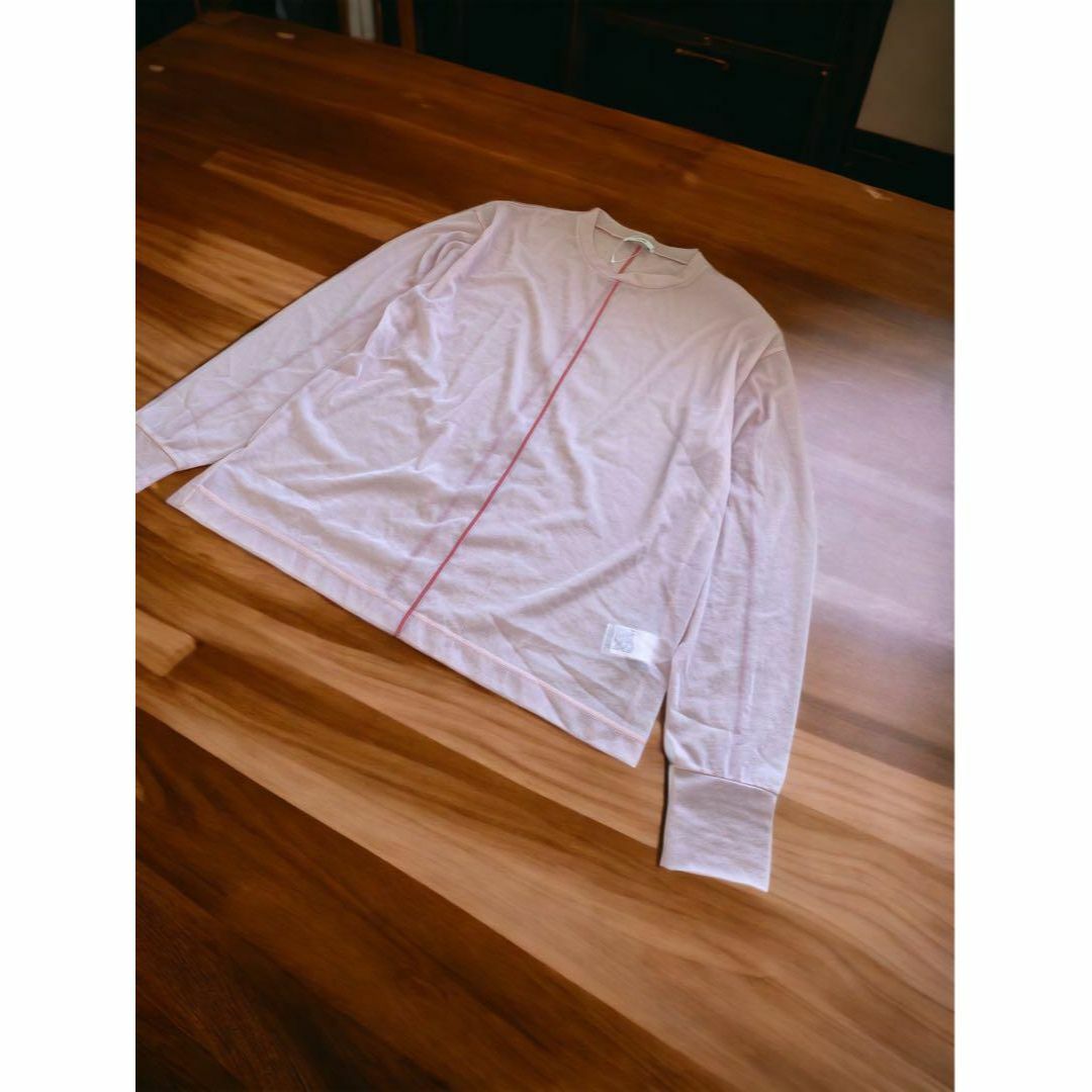 【CLANE/クラネ】LINE SHEER L/S TOPS PINK