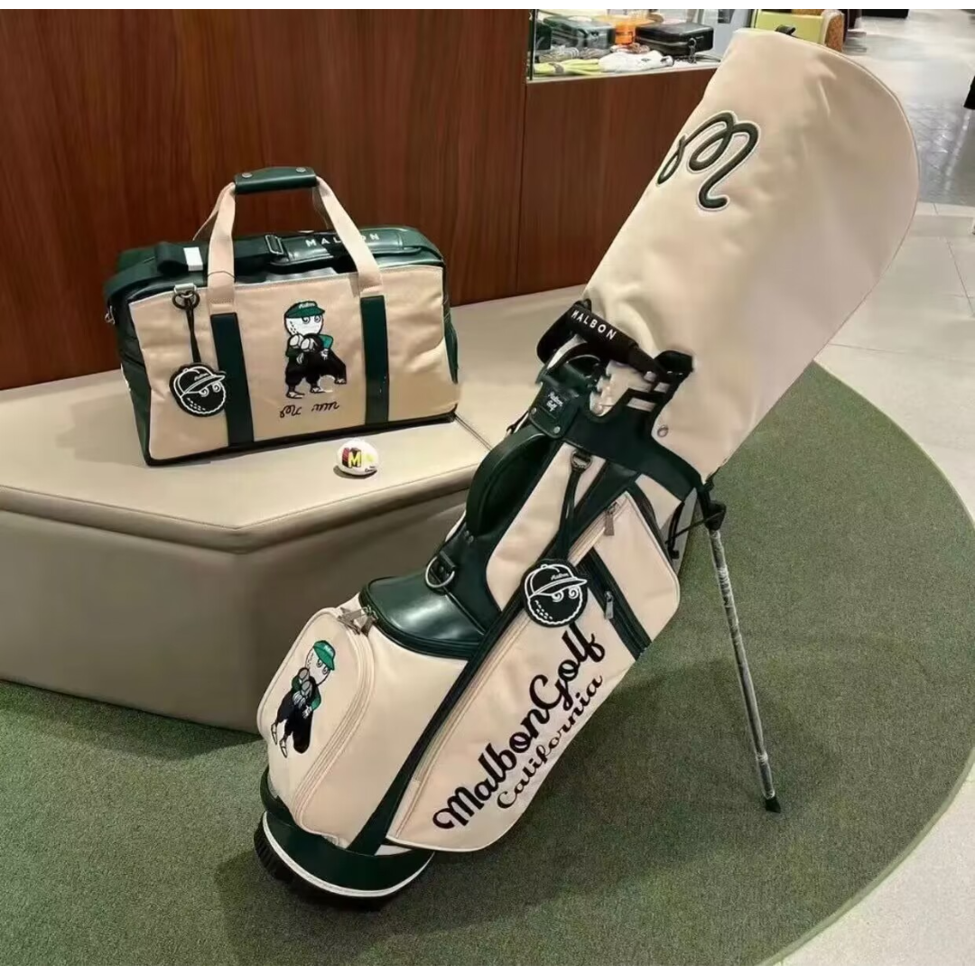 マルボンゴルフ malbon golf キャディバック 2つセット - バッグ