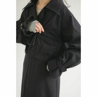 idem◎ many ways short trench coat