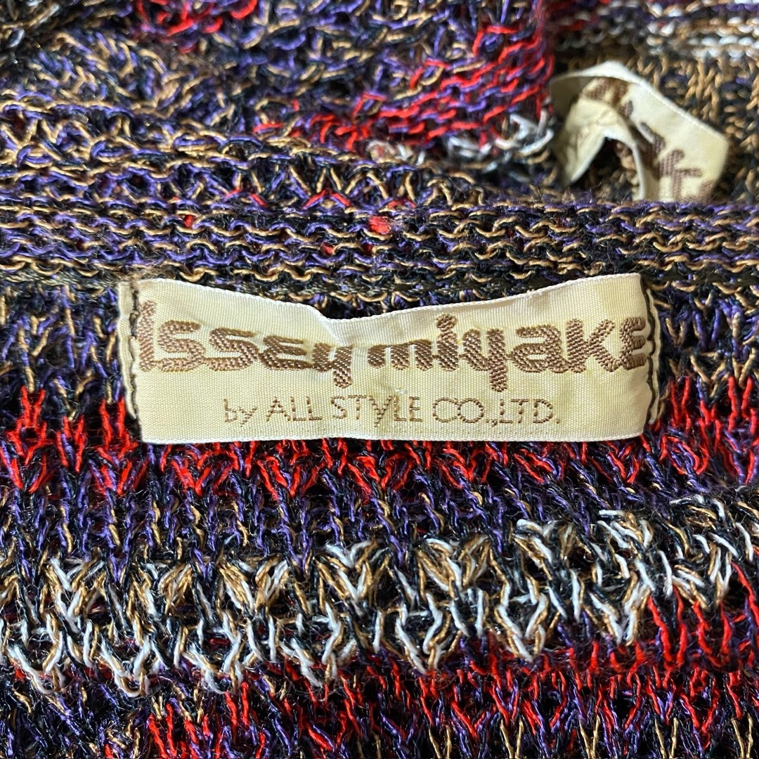 【ISSEY MIYAKE】希少初期タグ 70'80' サマーニットセットアップ