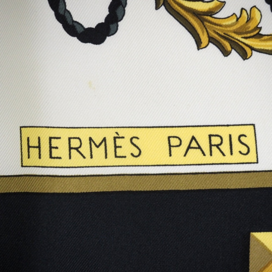 エルメス HERMES スカーフ
 LES CLES THE KEYS RARE 鍵 カレ90 ブラック^^