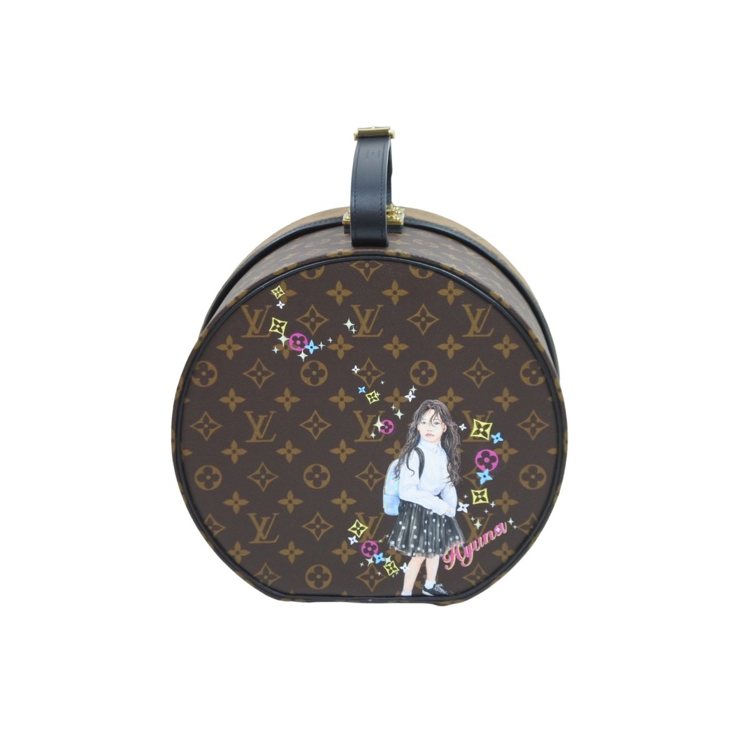 極美品 LOUIS VUITTON ルイ・ヴィトン ハンドバッグ ボワット・シャポー 30 M20084 Hyuna 特注 ゴールド金具  52604 1