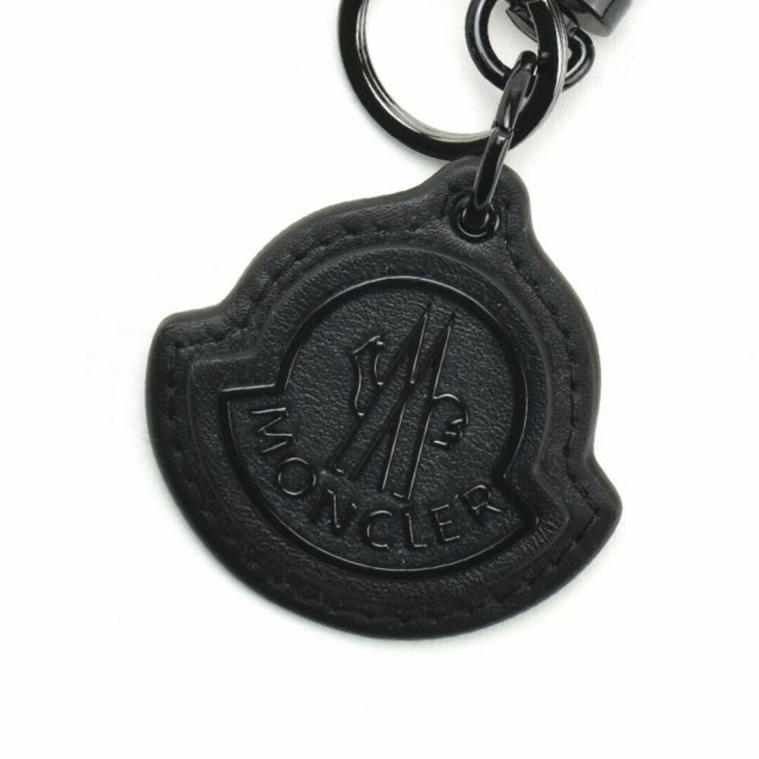 【BLACK】モンクレール MONCLER キーホルダー キーリング メタルロゴ ブラック 黒 KEY RING【送料無料】