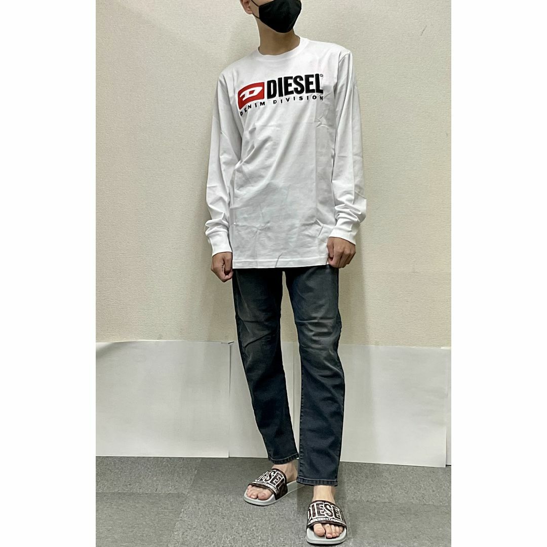 DIESEL - ディーゼル 長袖Tシャツ 20B23 ホワイト XLサイズ 新品 タグ ...