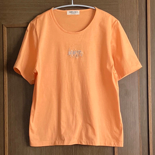 オレンジ　Tシャツ(Tシャツ(半袖/袖なし))