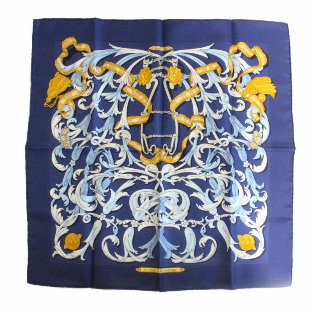 美品】HERMES エルメス カレ45スカーフ LE MORS A LA CONETABLE 轡の