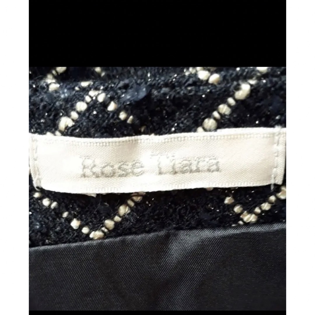 未使用 Rose Tiara ツィードワンピース 4