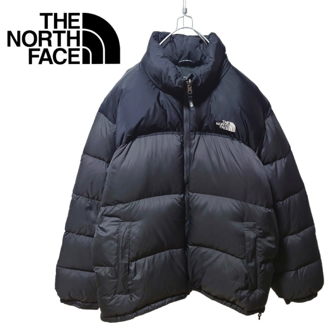 ザノースフェイス NORTHFACE 黒 肉厚 オーバーサイズ ダウンジャケット