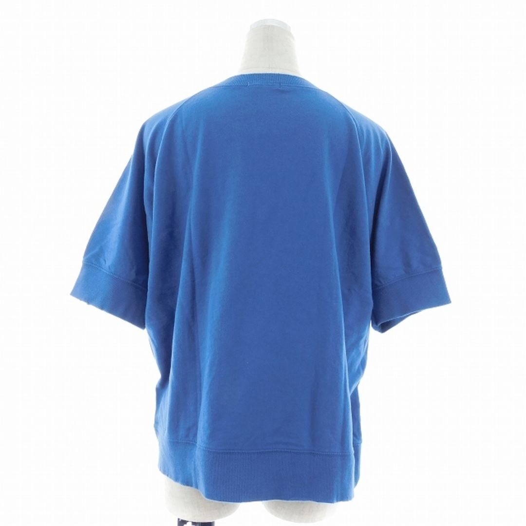 OLIVEdesOLIVE(オリーブデオリーブ)のオリーブデオリーブ ヴィンテージ風ロゴプリントプルオーバー 五分袖 F 青 レディースのトップス(その他)の商品写真