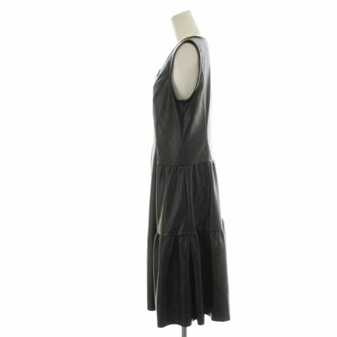 M'S GRACY(エムズグレイシー)のエムズグレイシー 22SS ジャンパースカート ワンピース ひざ丈 38 M 黒 レディースのワンピース(ひざ丈ワンピース)の商品写真