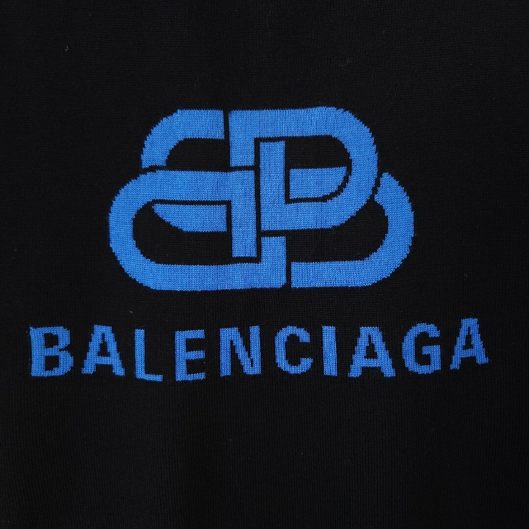 20AW BALENCIAGA バレンシアガ BBロゴ クルーネックセーター-