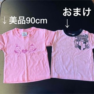 キッズ90cm 半袖Tシャツ ピンクCROSS&STITCH Coromuchi