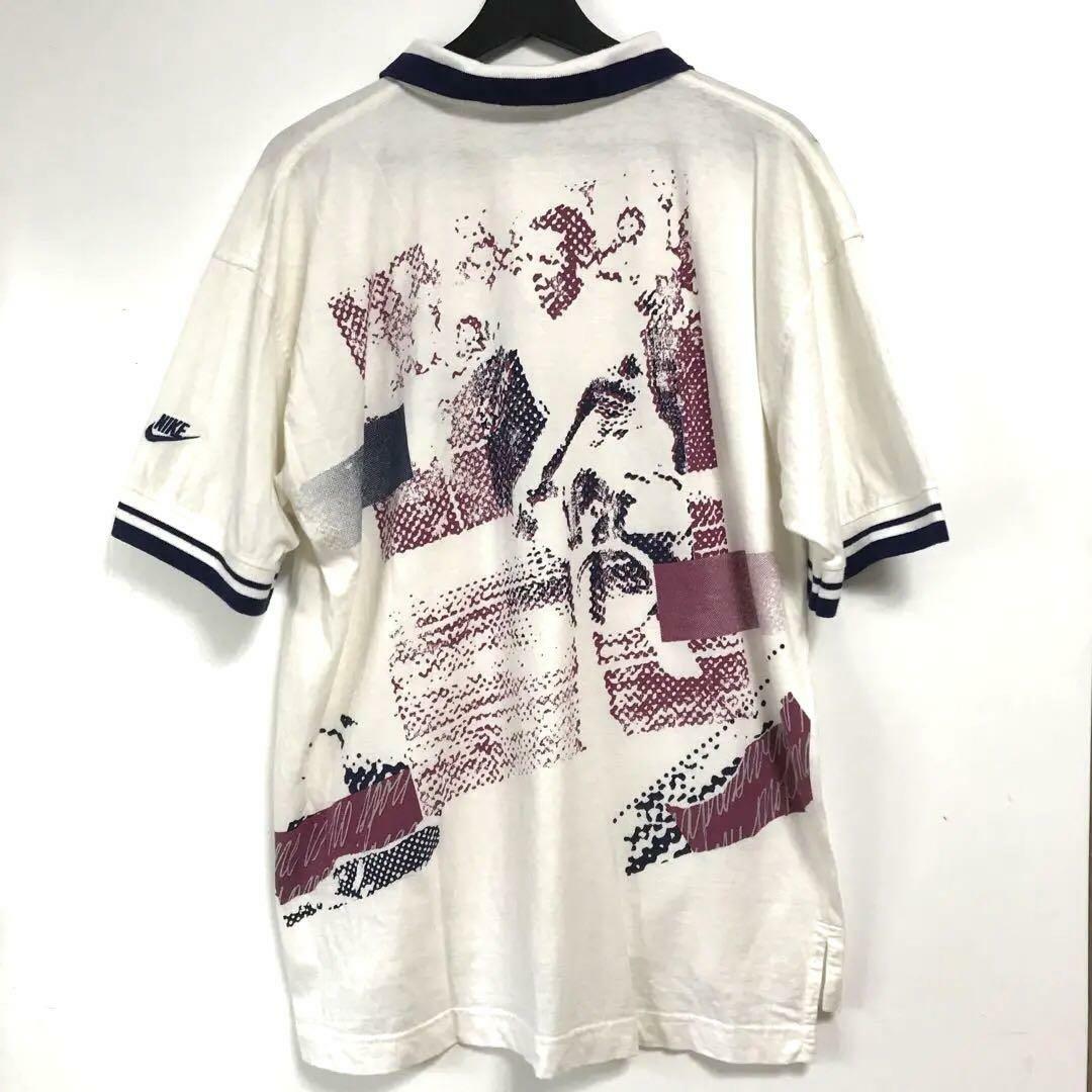 VTG Nick bollettieri NIKE agassi polo bm メンズのトップス(ポロシャツ)の商品写真