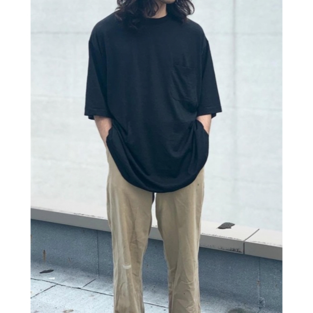 COMOLI - 美品 22SS COMOLI ウール天竺Tシャツ NAVY SIZE 4の通販 by